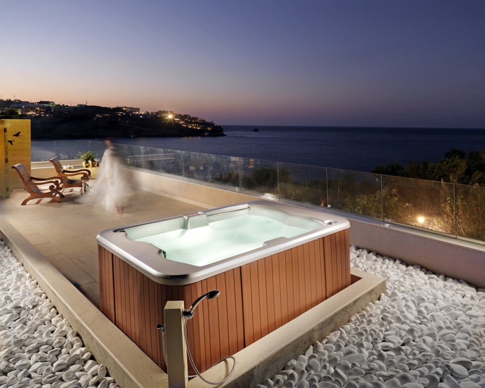 hotel jacuzzi design, out of-the blue capsis elite resort