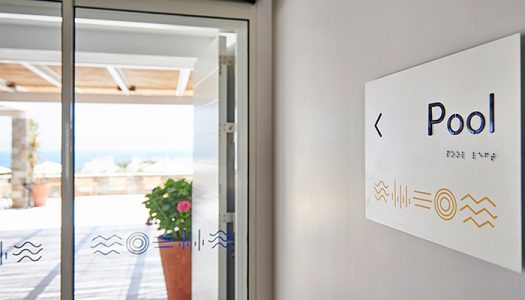 Custom-made Braille Signage for your hotel, by Bratti Hotel Signage